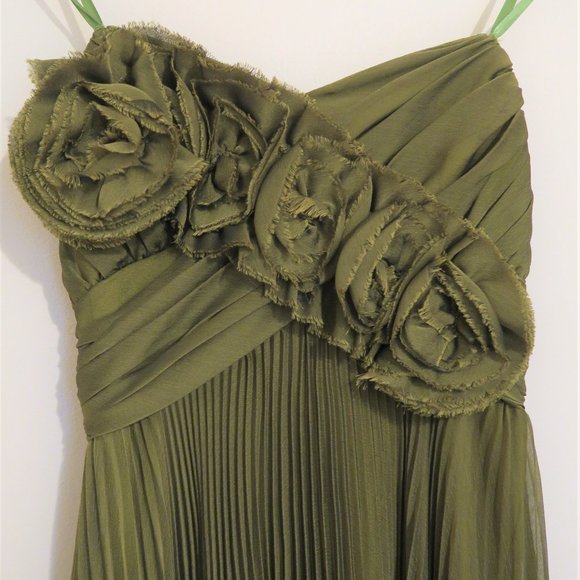 le chateau Dresses & Skirts - Olive green Le Chateau prom dress